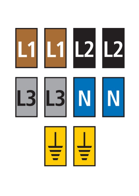 561-02300 WIC2-L1,L2,L3,N,EARTH-PA66-MIX, HellermannTyton