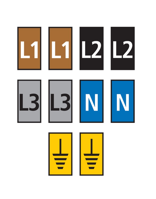 561-03300 WIC3-L1,L2,L3,N,EARTH-PA66-MIX, HellermannTyton