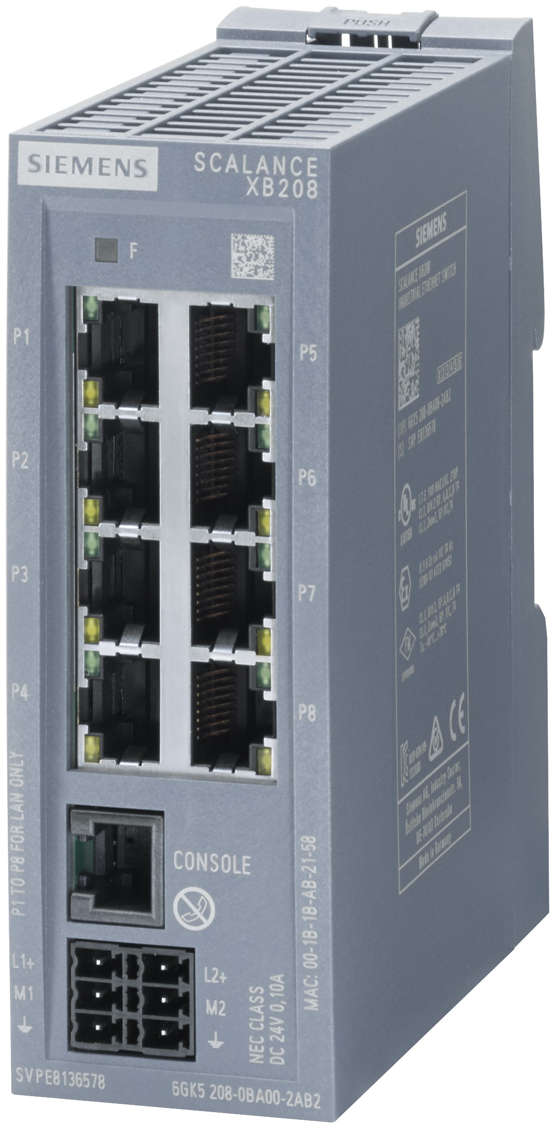 6GK5208-0BA00-2AB2, Siemens