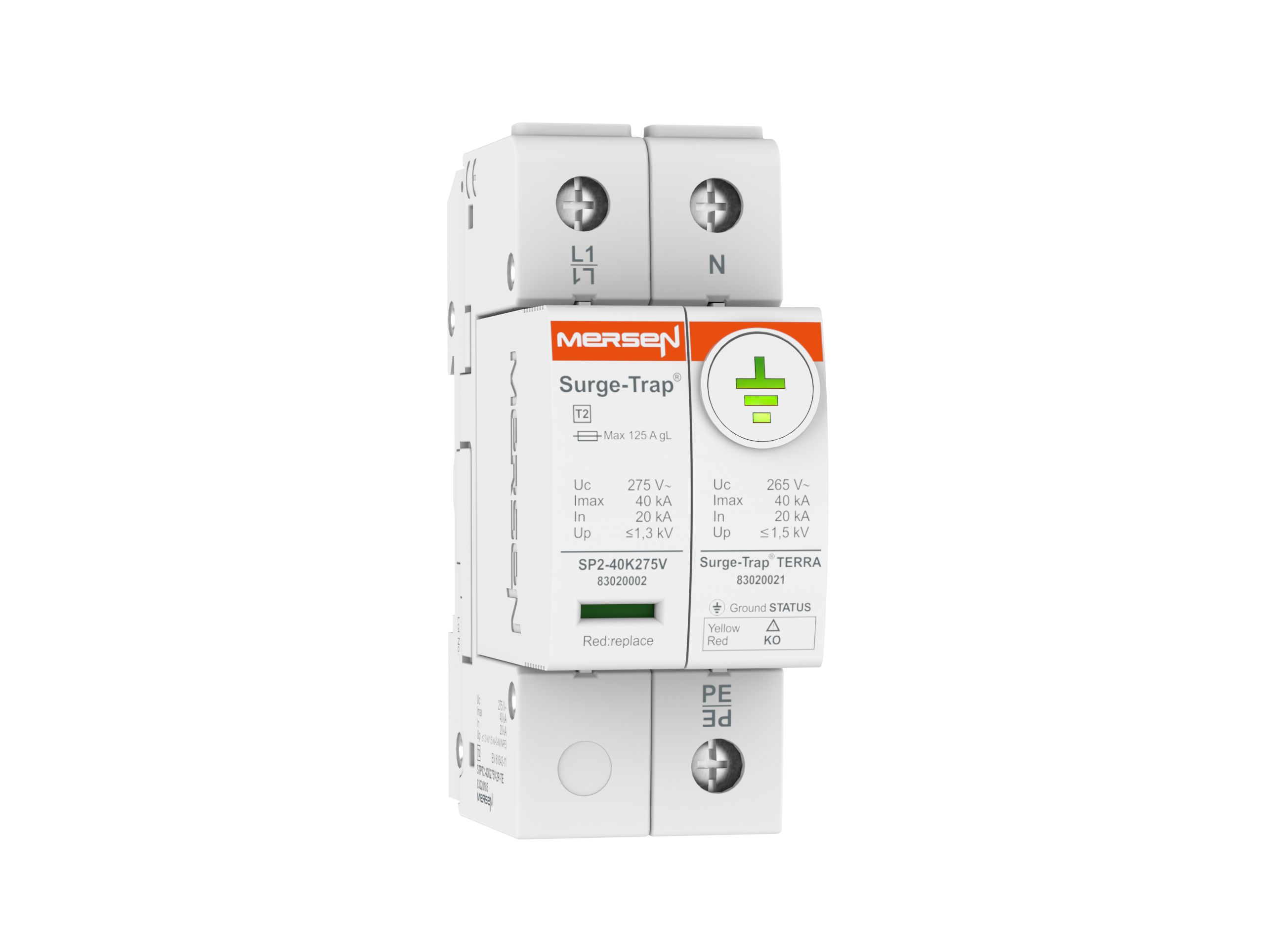 83020184 / STPT2-40K275V-2P-TE-M GROUND MONITORING, Mersen