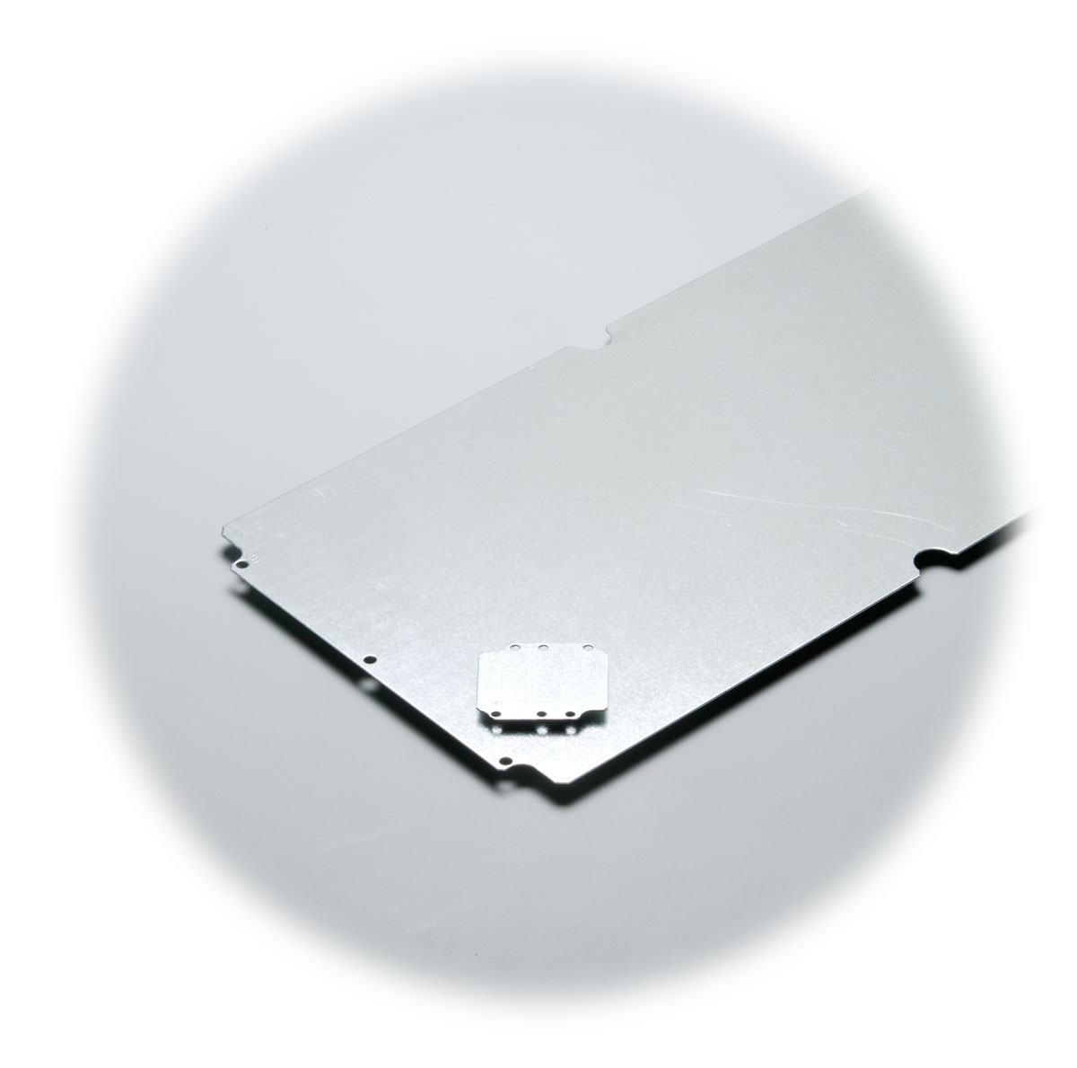 AM 2320 mounting plate, Fibox