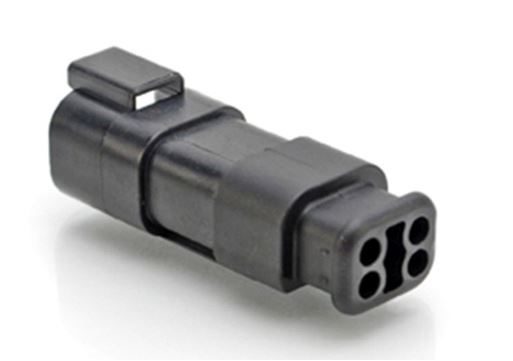 AT04-4P-SR02BLK, Amphenol Industrial