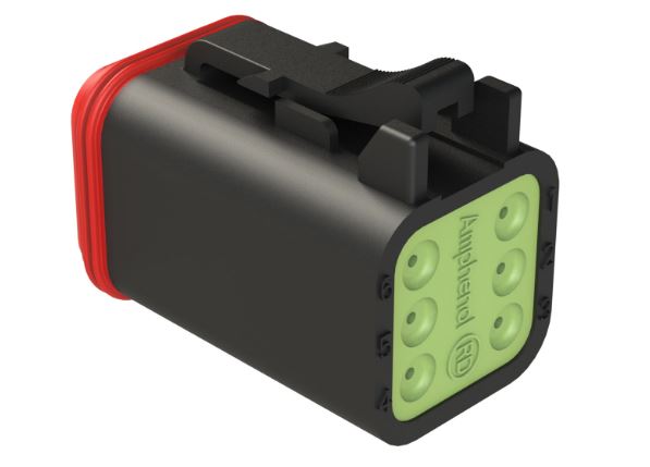 AT06-6S-RD01BLK, Amphenol Industrial