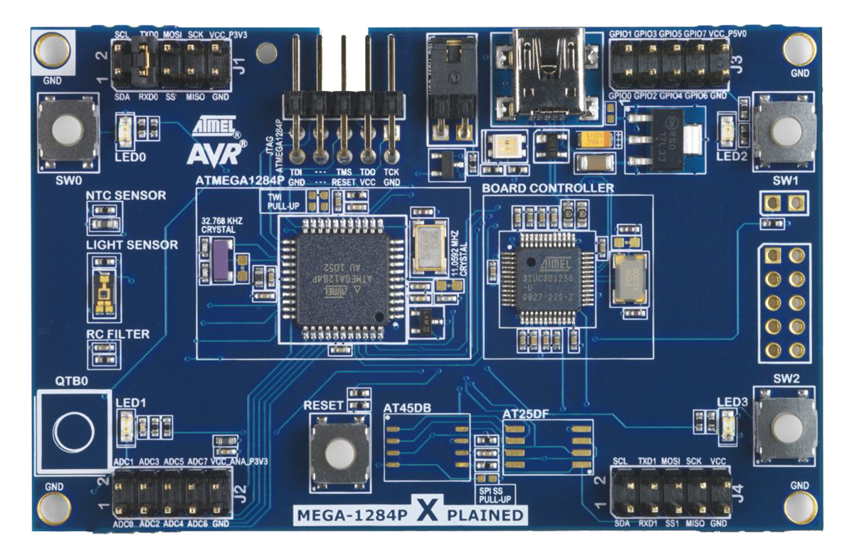 ATMEGA1284P-XPLD, Microchip
