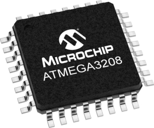 ATmega3208-AFR, Microchip