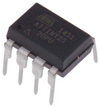 ATTINY25-20PU, Microchip