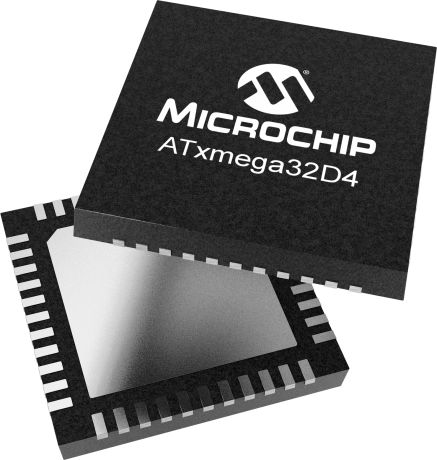 ATXMEGA32D4-MH, Microchip