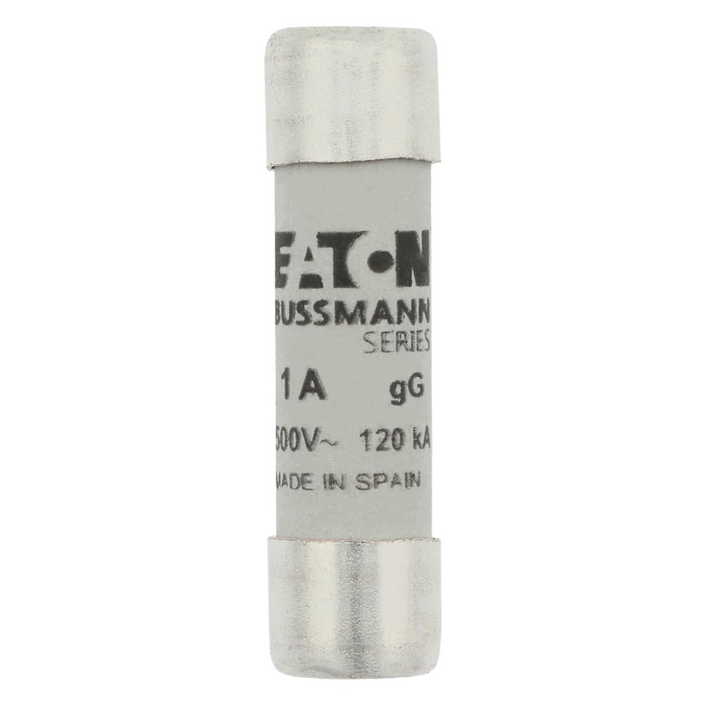 C10G1 CYLINDRICAL FUSE 10 x 38 1A GG 500V AC, Eaton