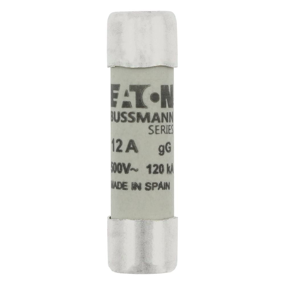 C10G12 CYLINDRICAL FUSE 10 x 38 12A GG 500V AC, Eaton