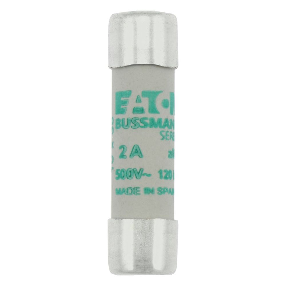 C10M2 CYLINDRICAL FUSE 10 x 38 2A AM 500V AC, Eaton
