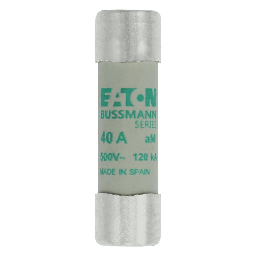 C14M40 CYLINDRICAL FUSE 14 x 51 40A AM 500V AC, Eaton