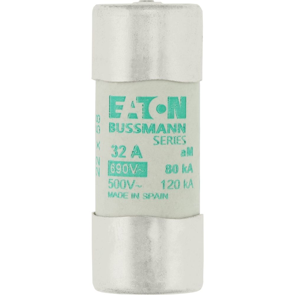 C22M32S CYL FUSE STR 22x58mm 32A GG 690V AC, Eaton
