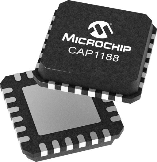 CAP1188-1-CP-TR, Microchip