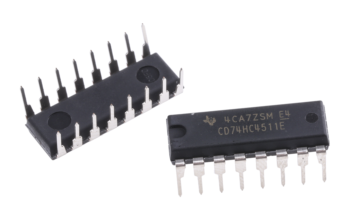 CD74HC4511E, Texas Instruments