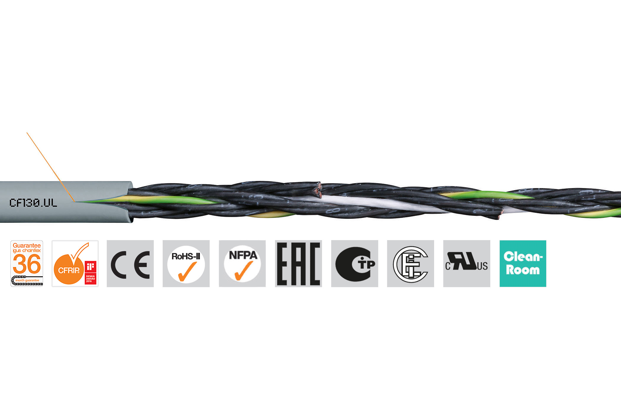 CF130.05.03.UL (100m), Igus