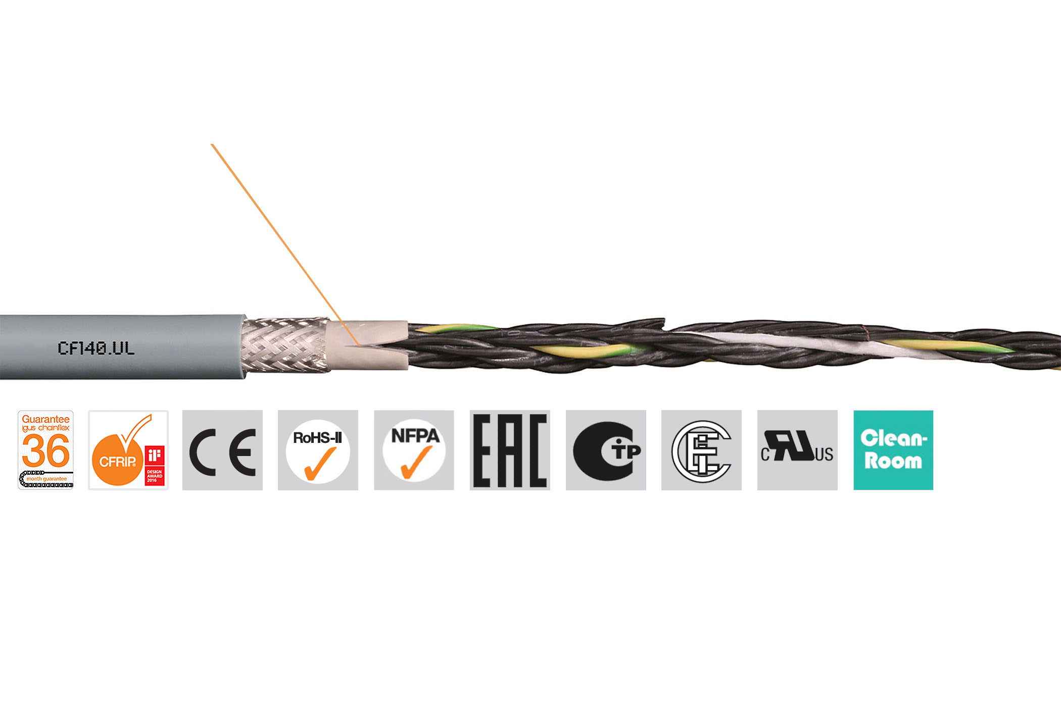 CF140.07.05.UL (100m), Igus