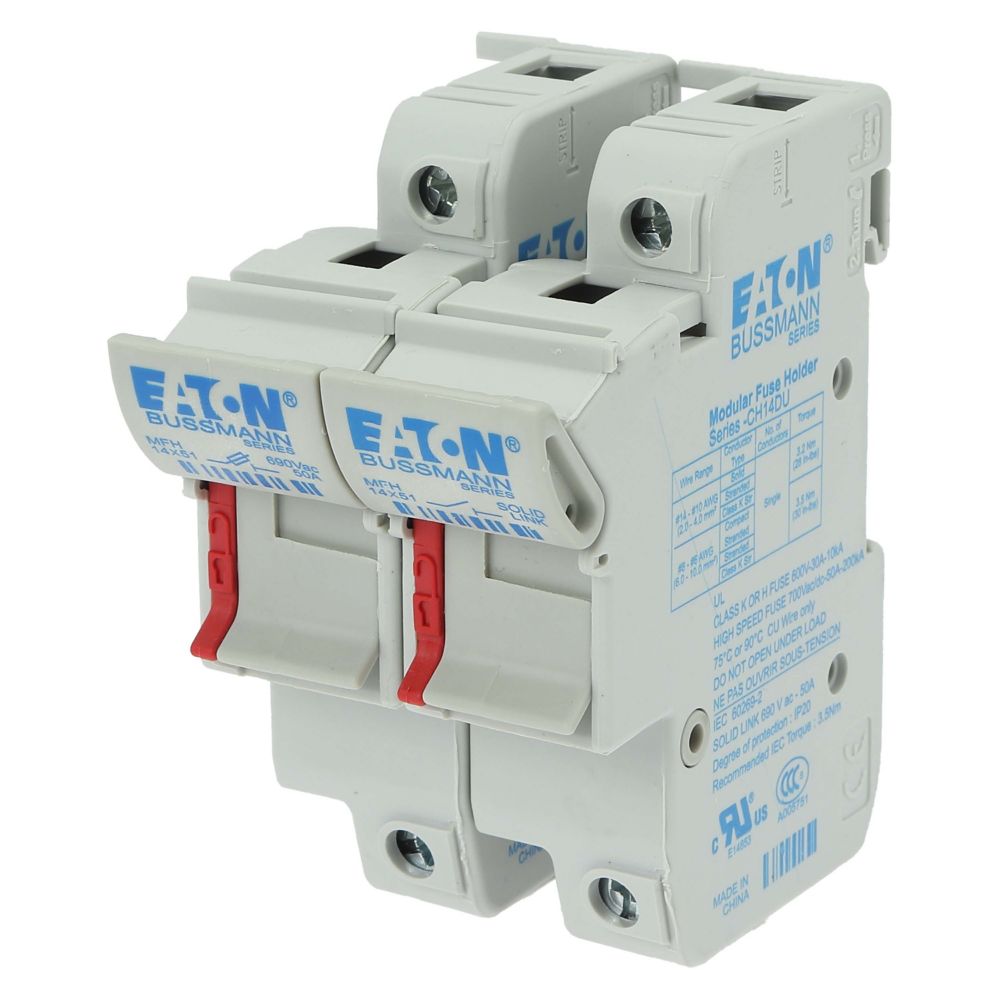 CH141DNU 1P+N 14x51 Fuse Holder, Eaton