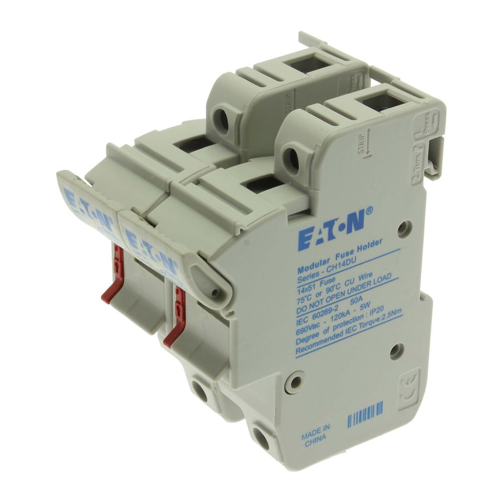 CH142DU 2P 14x51 Fuse Holder, Eaton