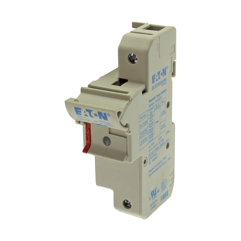CH221DIU 1P 22x58 Neon Indicator Fuse Holder, Eaton