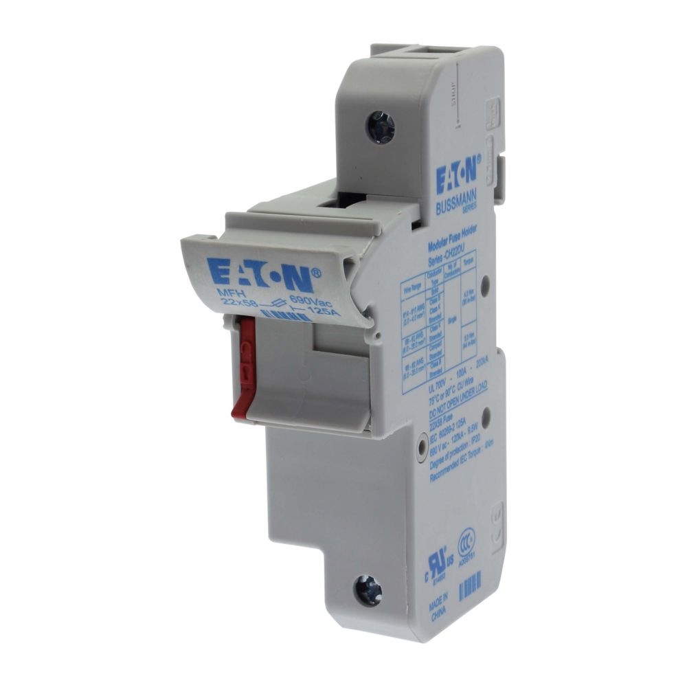 CH221DU 1P 22x58 Fuse Holder, Eaton
