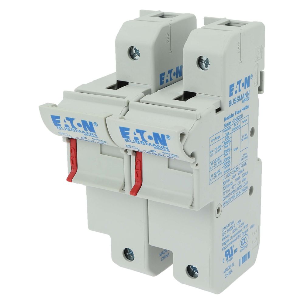 CH222DU 2P 22x58 Fuse Holder, Eaton