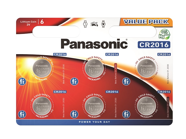 CR2016L/6BP, Panasonic