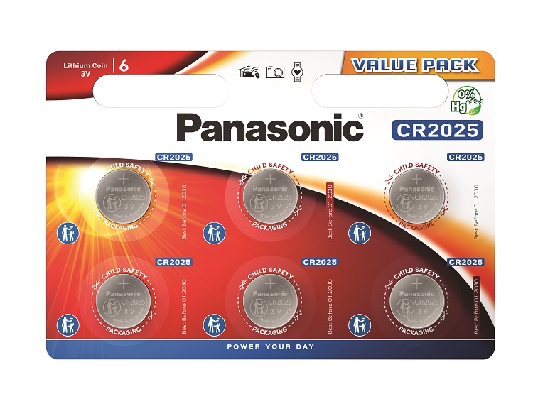 CR2025L/6BP, Panasonic