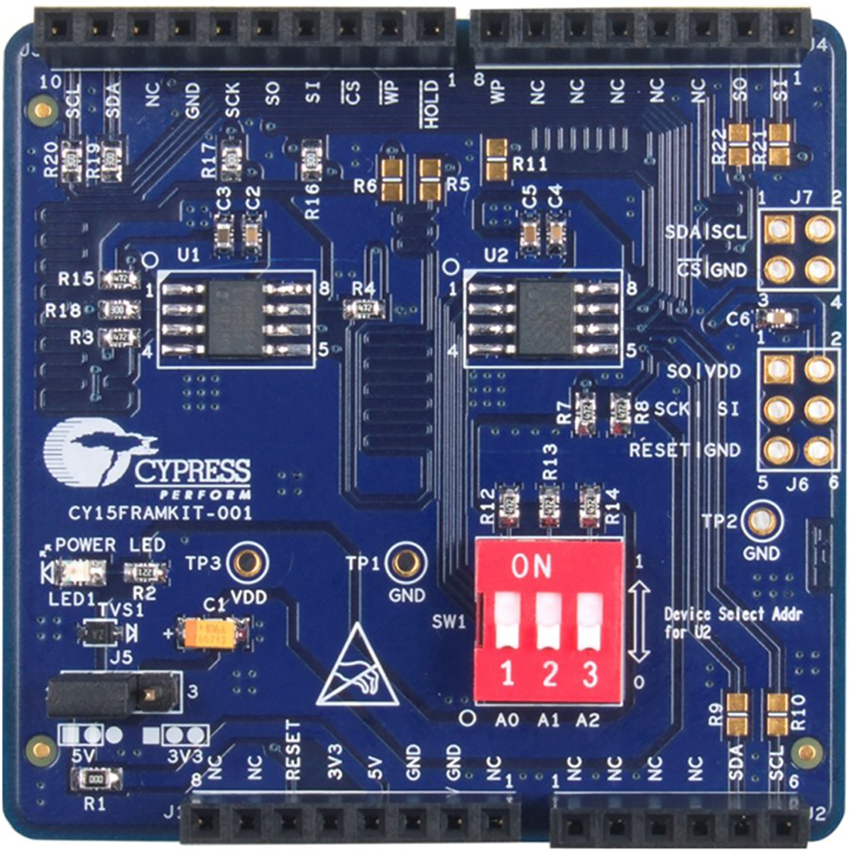 CY15FRAMKIT-001, Infineon