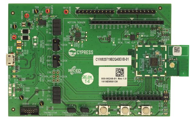 CYW920719B2Q40EVB-01, Infineon
