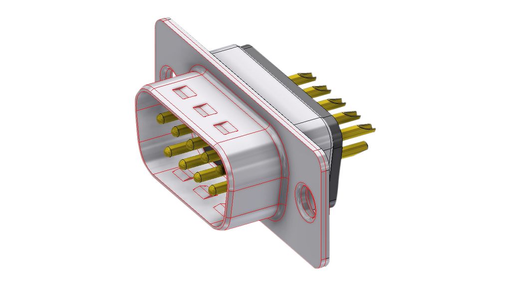 D09PZ/2FP102, Deltron Connectors