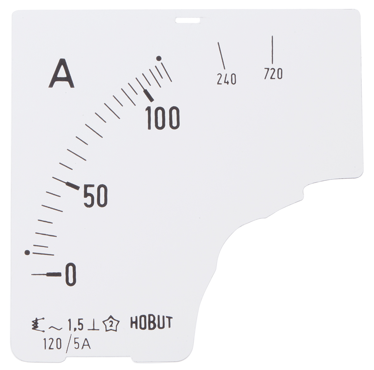 D72SD DIAL 0/120/720A, HOBUT
