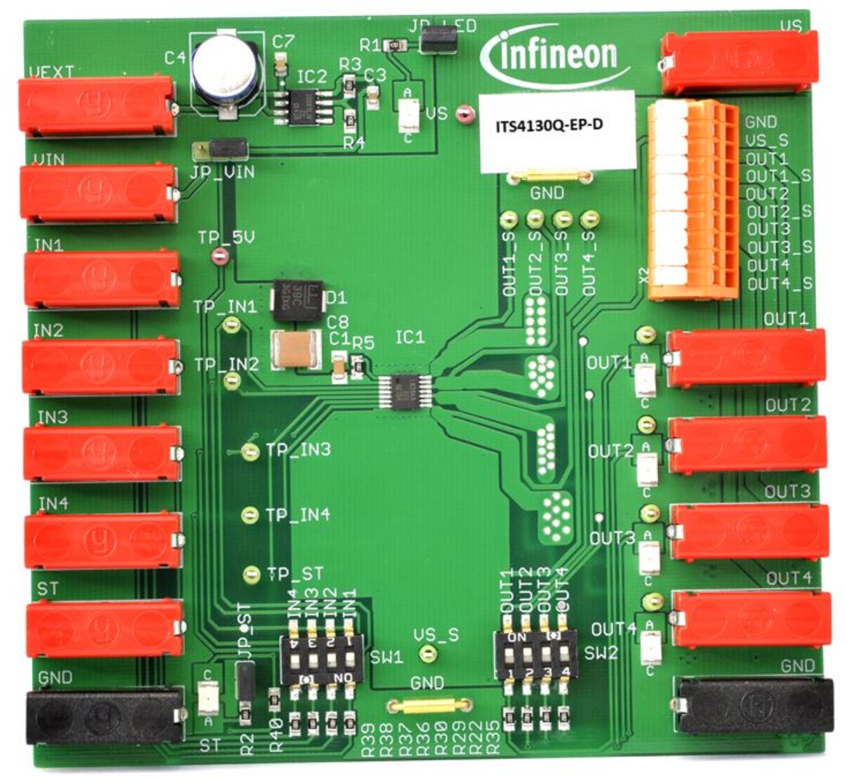 DEMOBOARDITS4130QTOBO1, Infineon