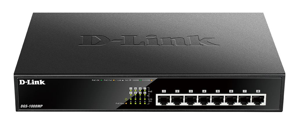 DGS-1008MP, D-Link