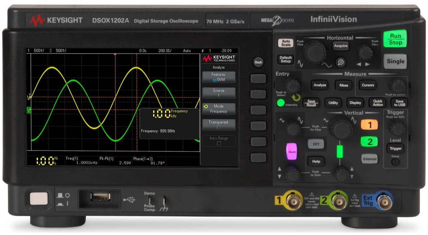 DSOX1202A+DSOX1202A-200, Keysight Technologies