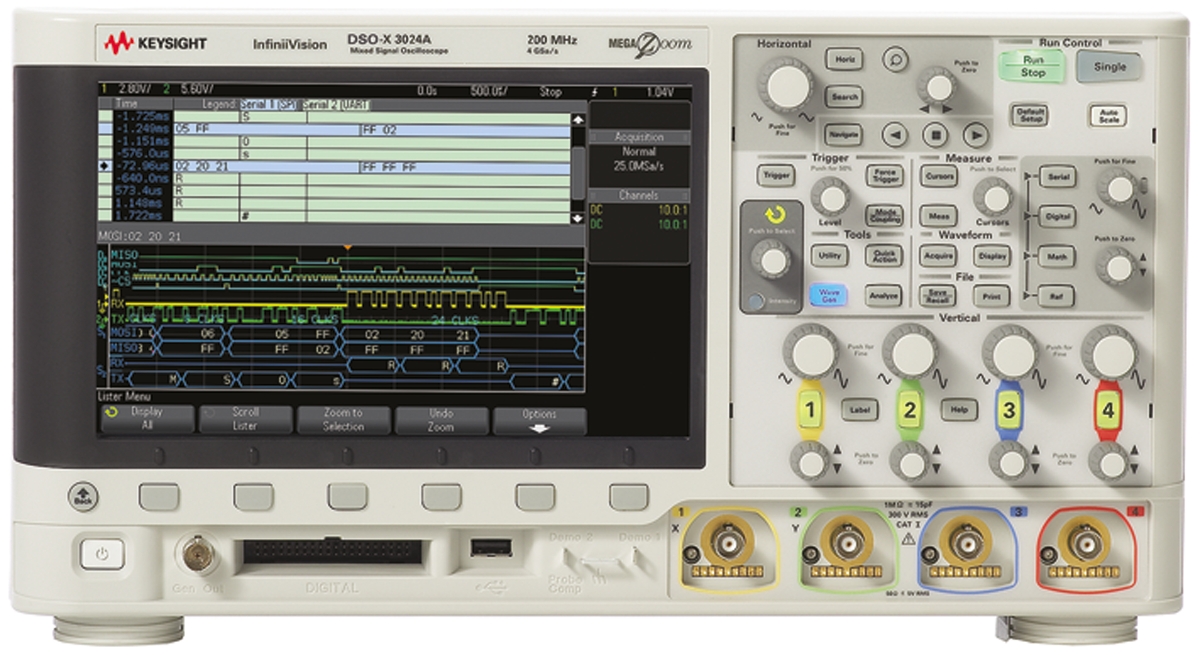 DSOX3024A, Keysight Technologies