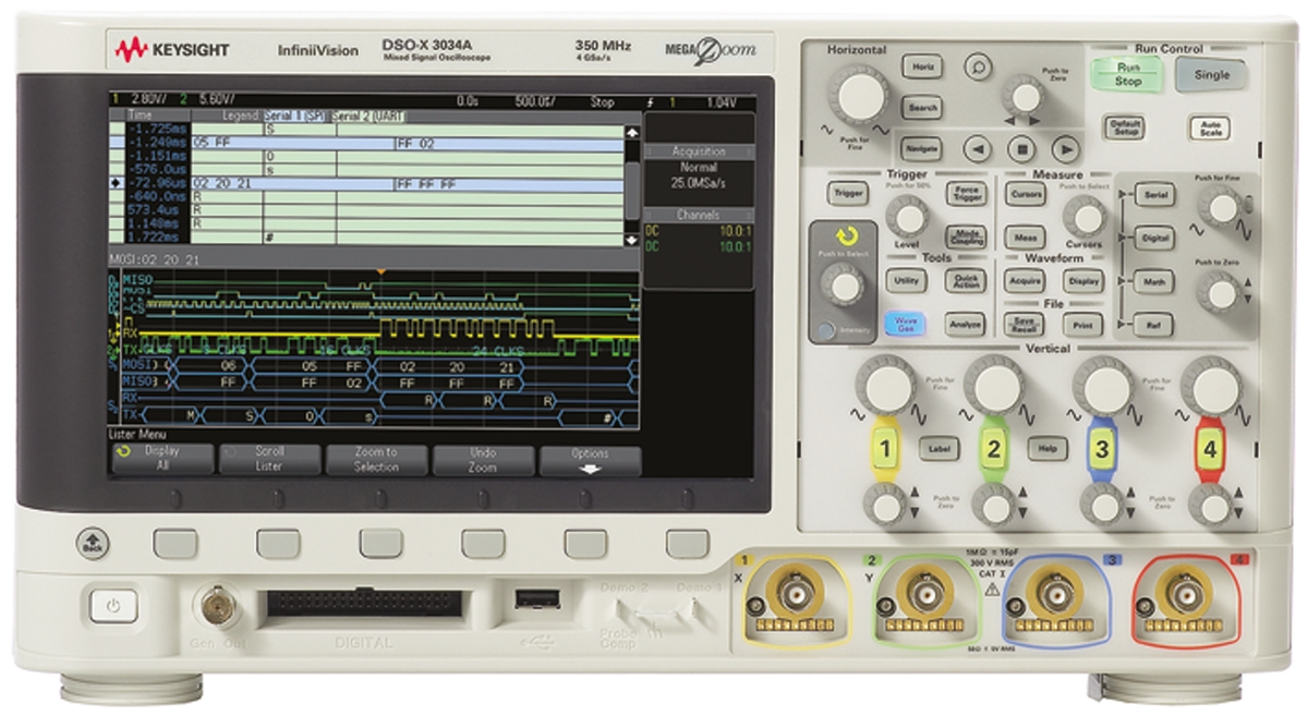 DSOX3034A, Keysight Technologies