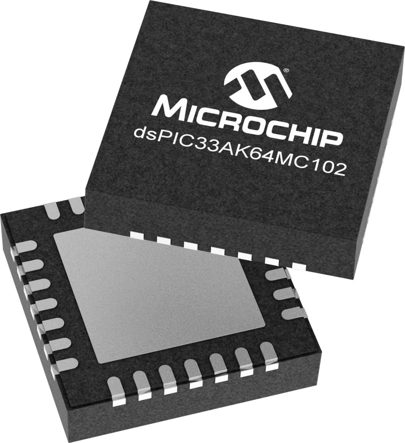 dsPIC33AK64MC102-I/M7, Microchip