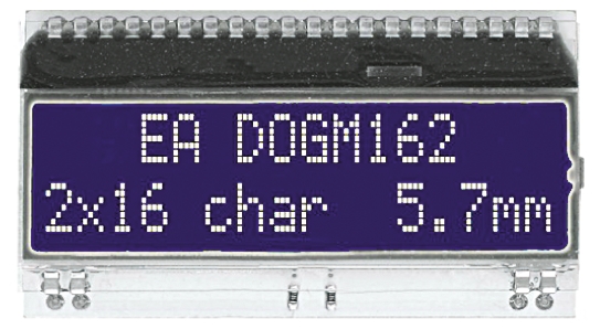 EA DOGM162B-A, Display Visions
