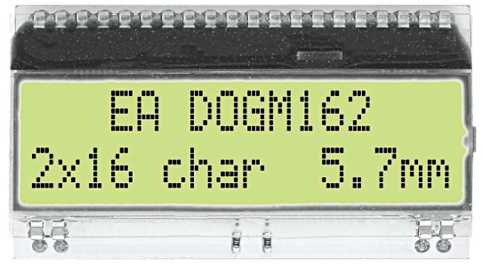 EA DOGM162E-A, Display Visions