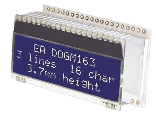 EA DOGM163B-A, Display Visions
