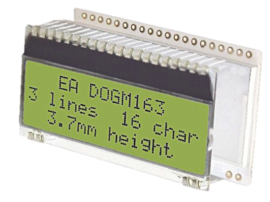 EA DOGM163E-A, Display Visions