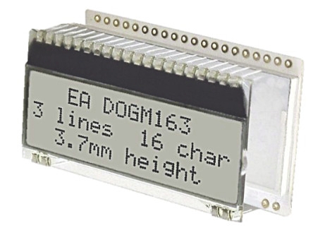 EA DOGM163W-A, Display Visions