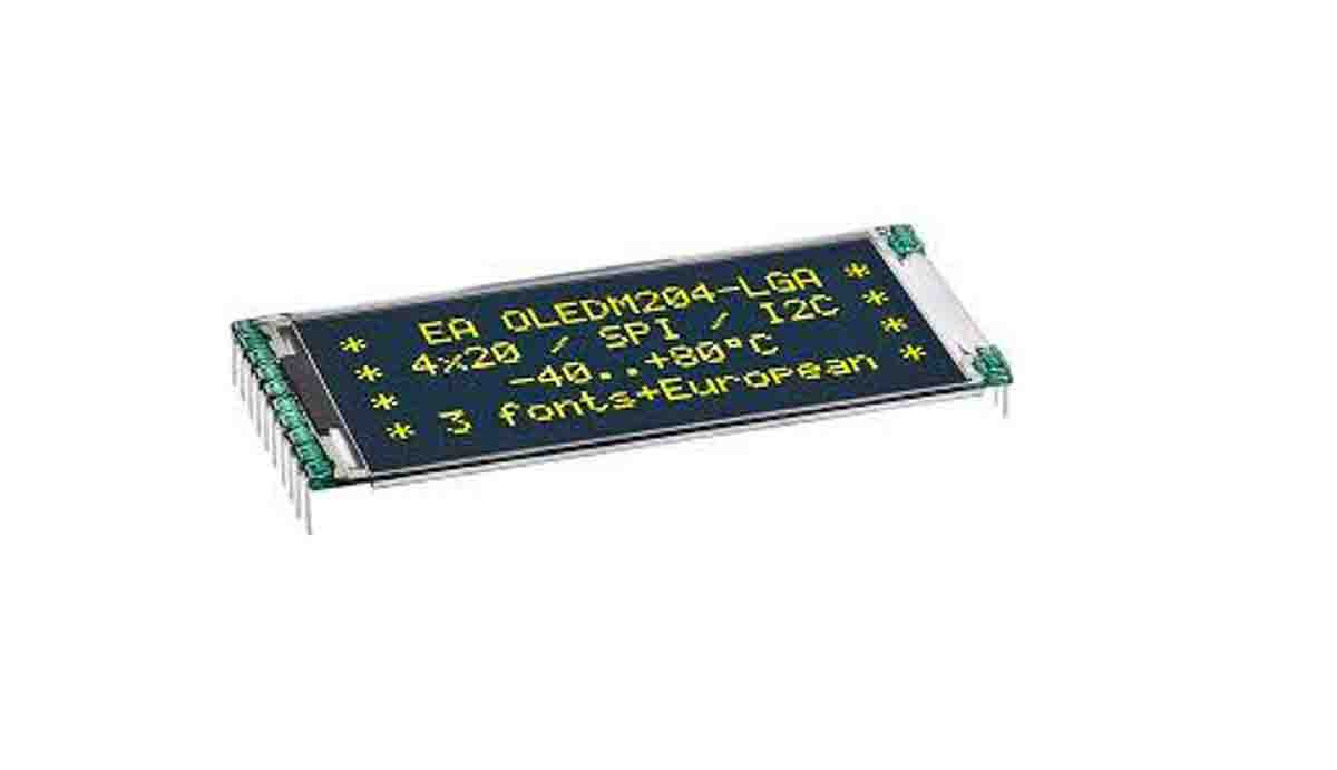 EA OLEDM204-GGA, Display Visions