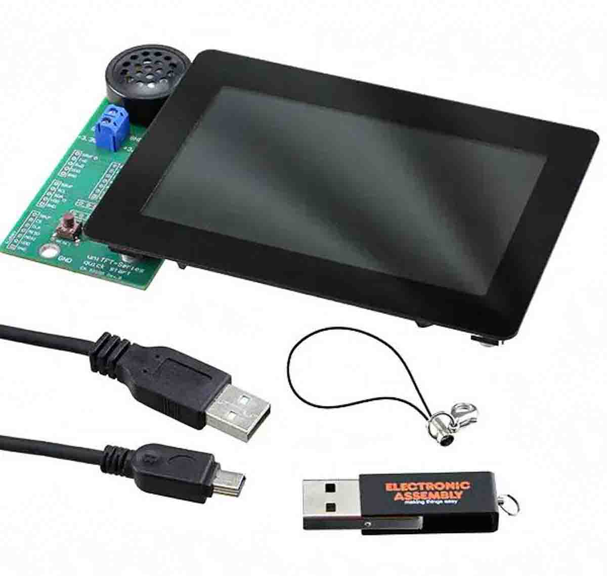 EA QUICK uniTFT050-ATC, Display Visions