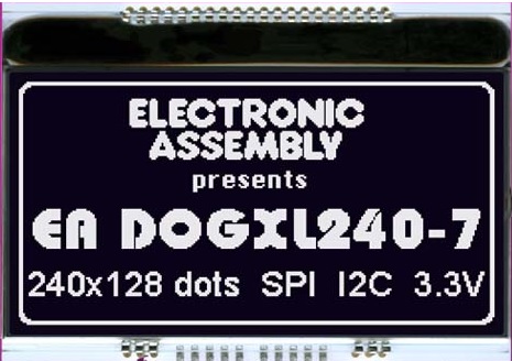 EA QUICK uniTFT070-ATC, Display Visions
