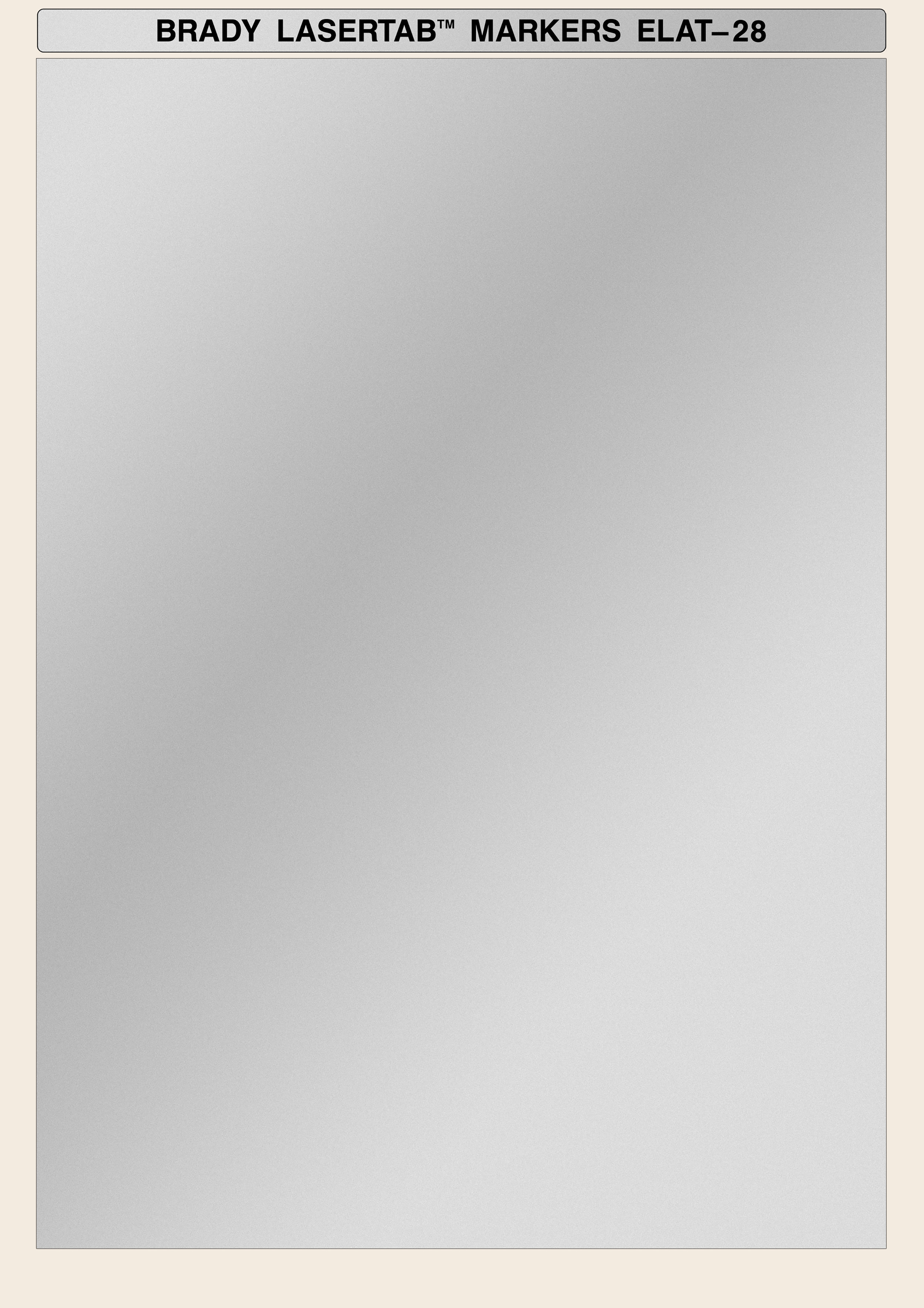 ELAT-28-773-10SH, Brady