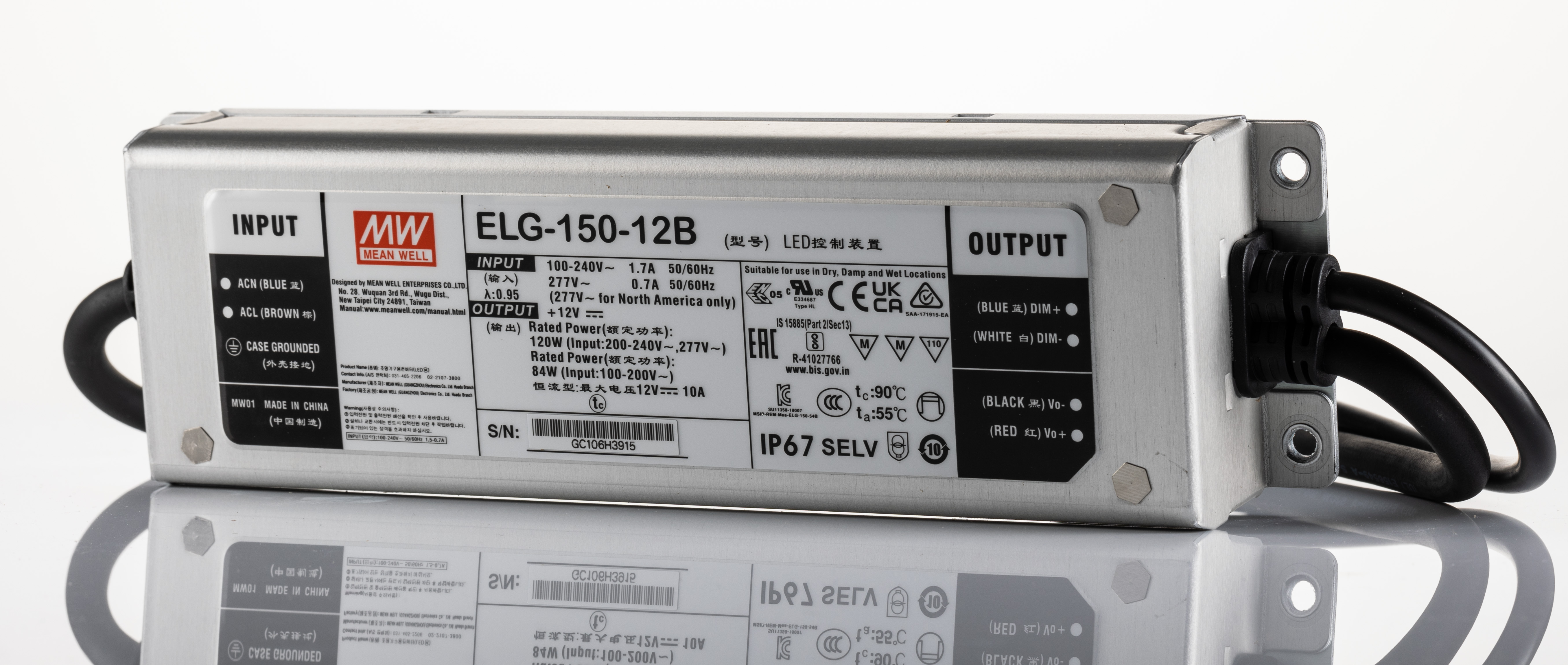 ELG-150-12B, MEAN WELL