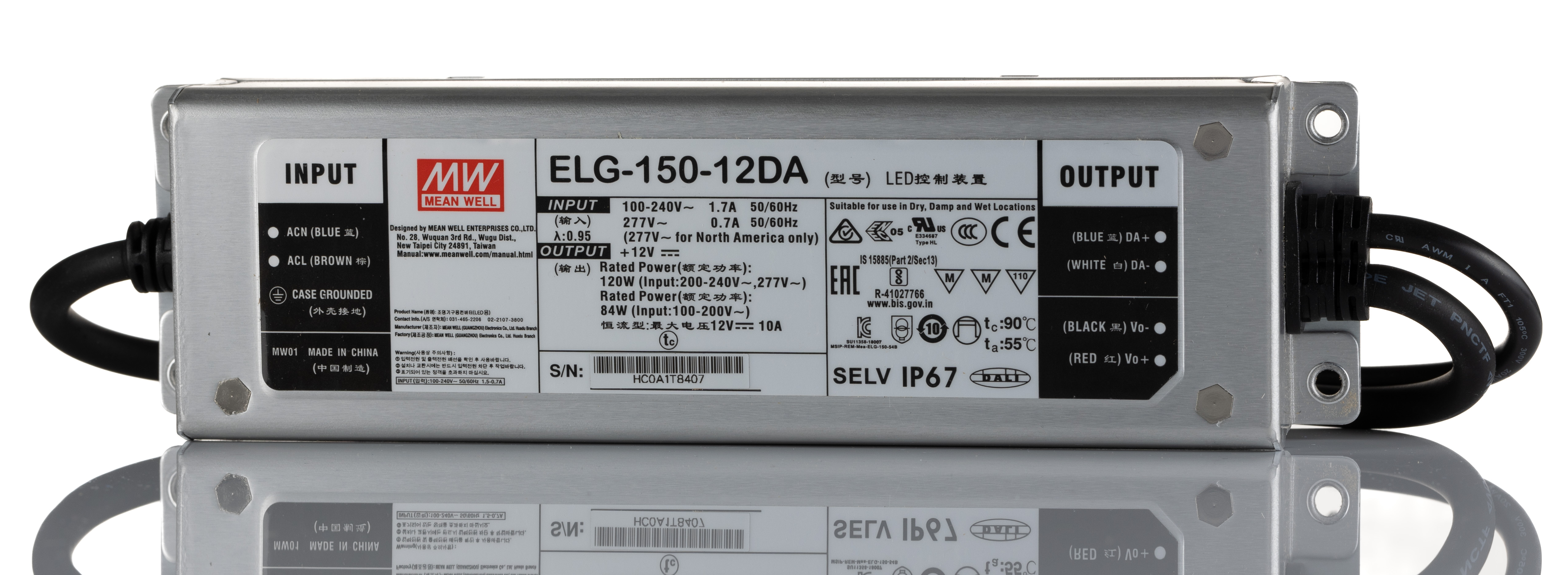 ELG-150-12DA, MEAN WELL