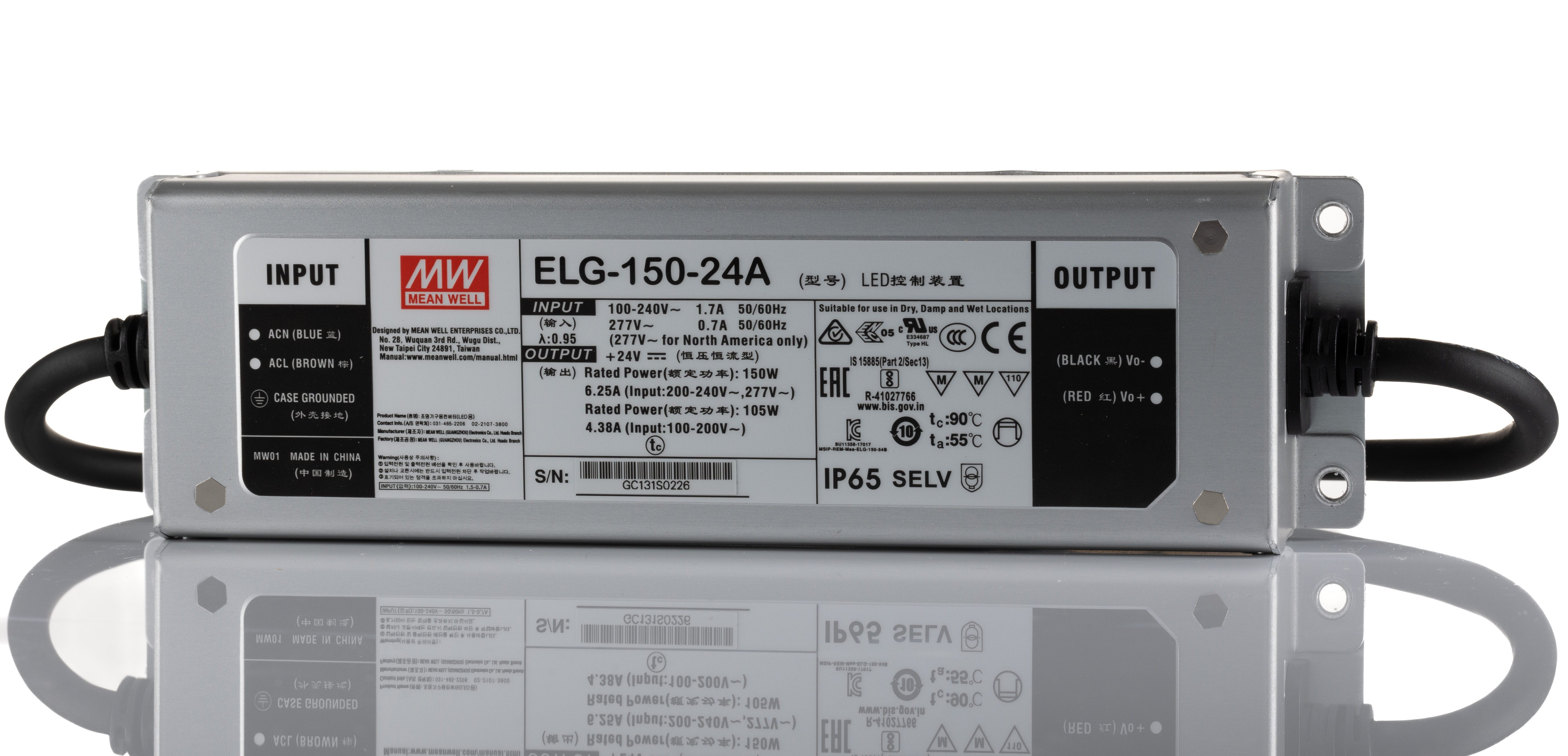 ELG-150-24A, MEAN WELL