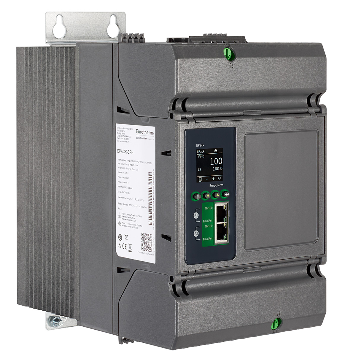 EPACK-3PH/100A/500V/XXX/V2/XXX/XXX/TCP, Eurotherm